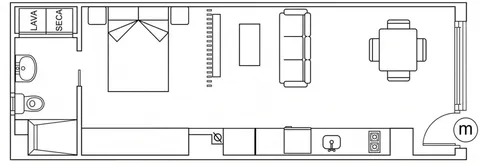 Pis de 42 m² a Granada