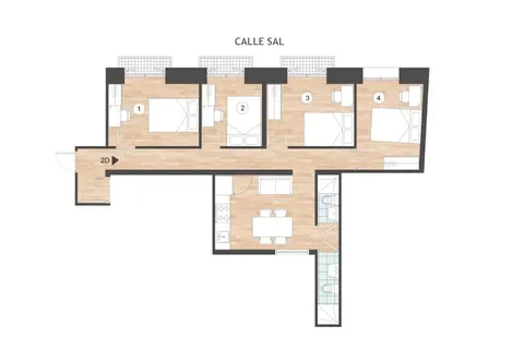 Zimmer zur Miete, Madrid