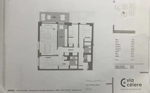 Pis de 124 m² a Esplugues de Llobregat