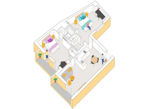 Pis de 60 m² a Màlaga