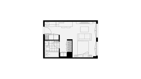 Pis de 27 m² a Madrid