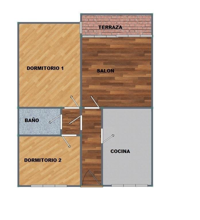 Piso de 63 m² en Cádiz