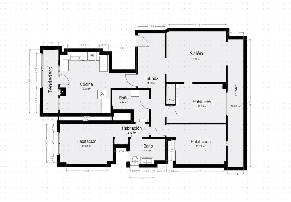 Piso de 127 m² en Madrid