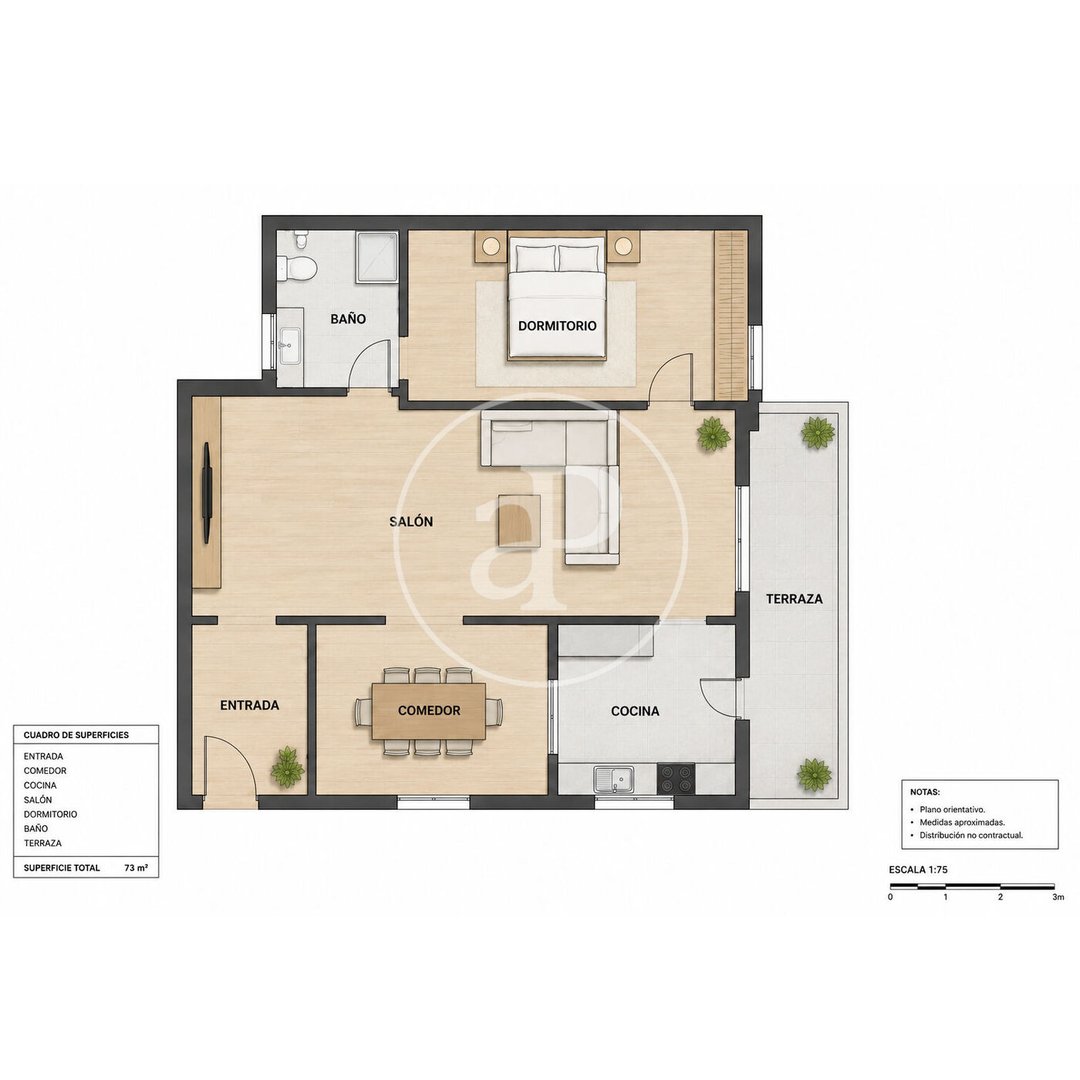 Pis de 86 m² a Madrid