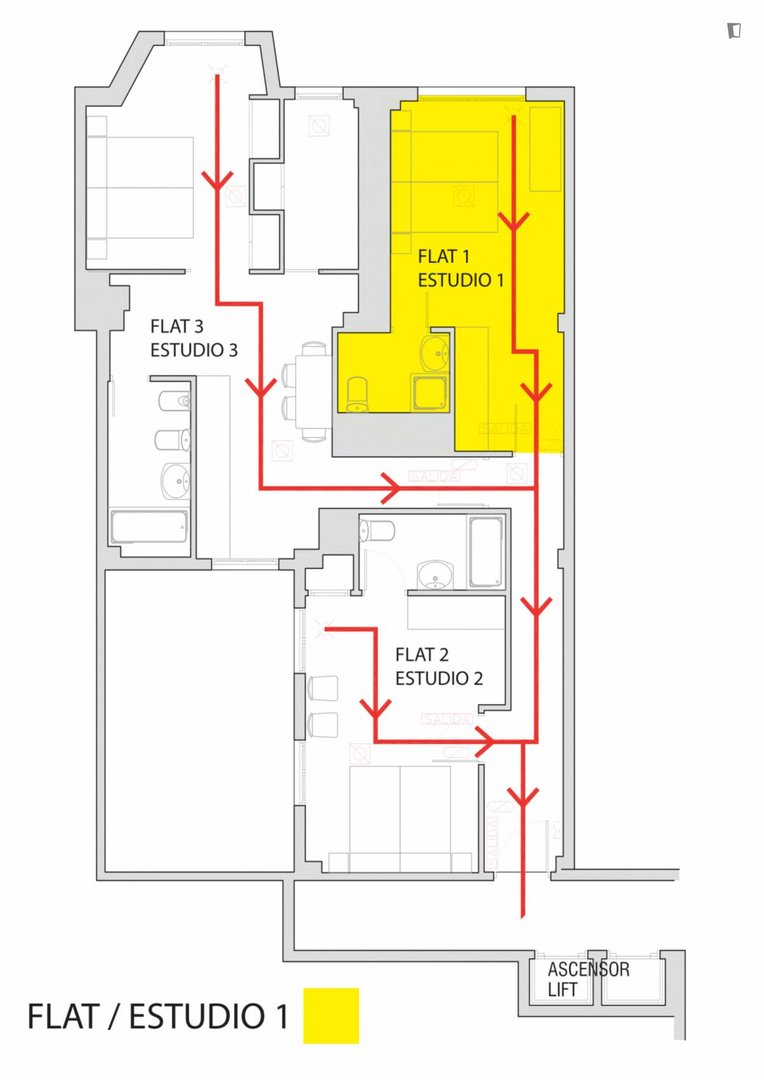 Piso de 30 m² en Valencia