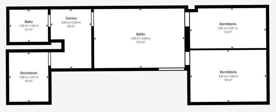 Pis de 62 m² a Madrid