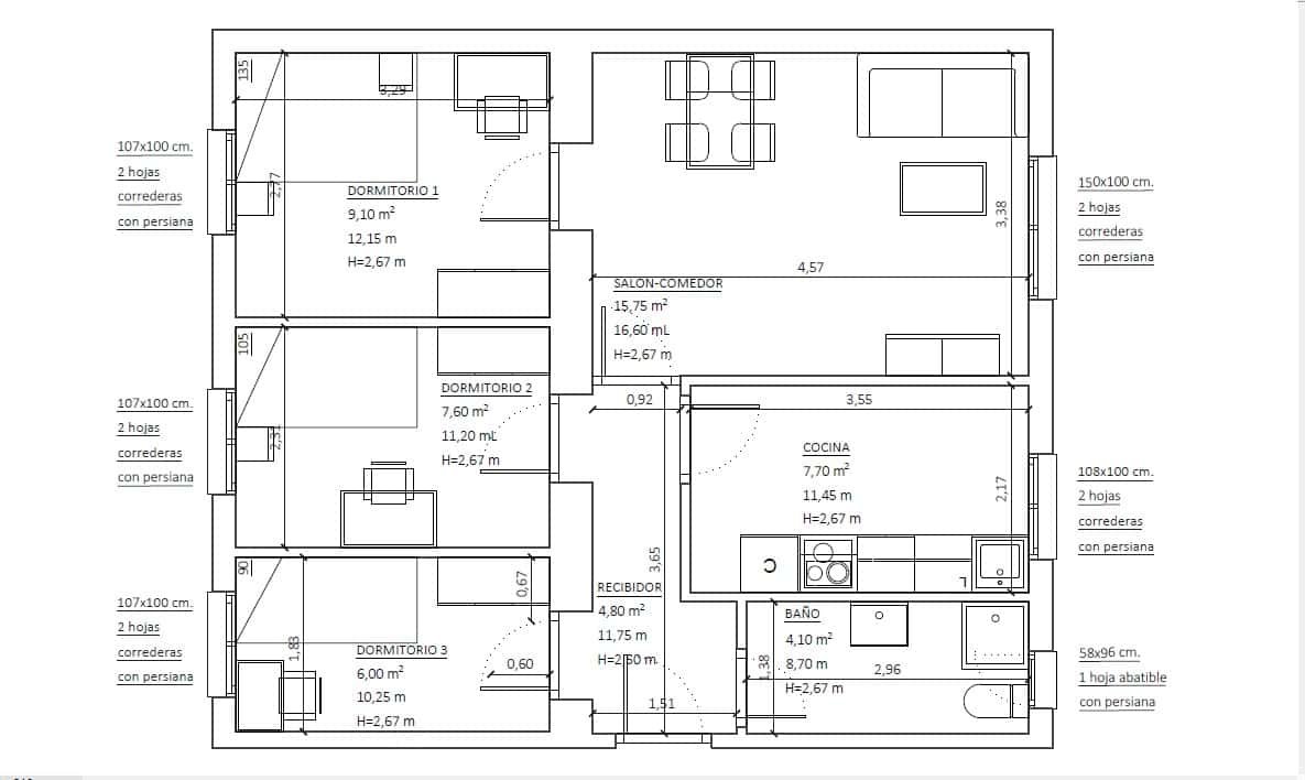Appartamento 74 m² a Madrid
