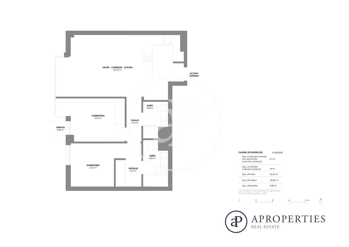 Pis de 65 m² a València