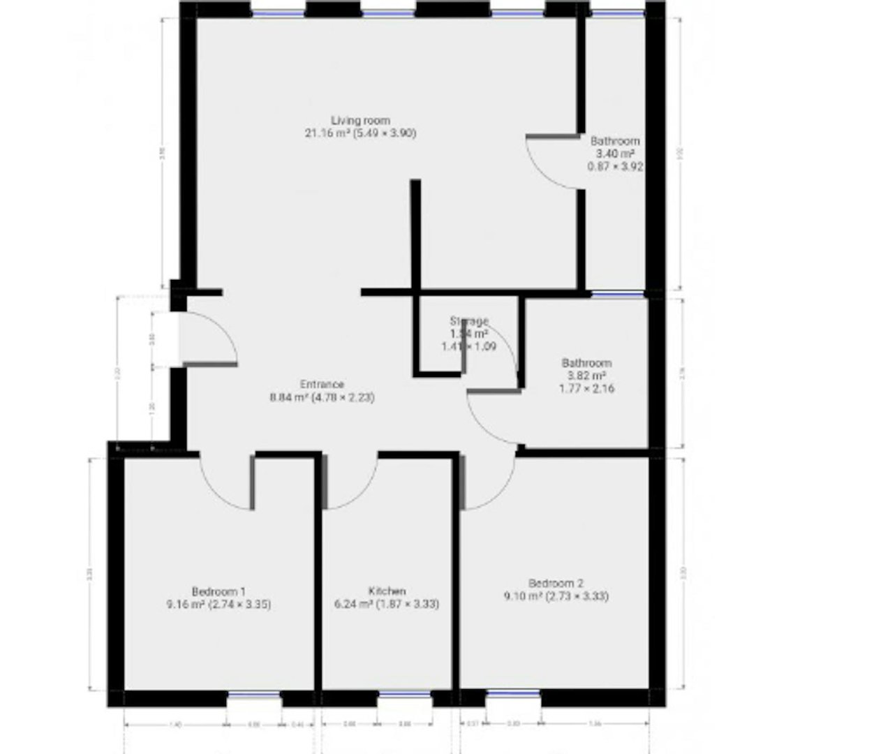 Piso de 65 m² en Barcelona