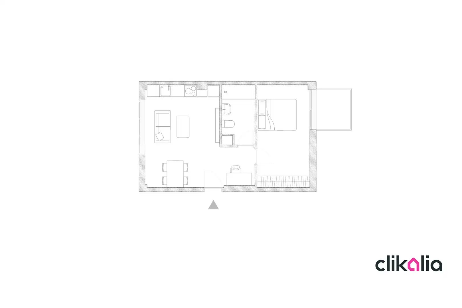 Piso de 58 m² en Madrid