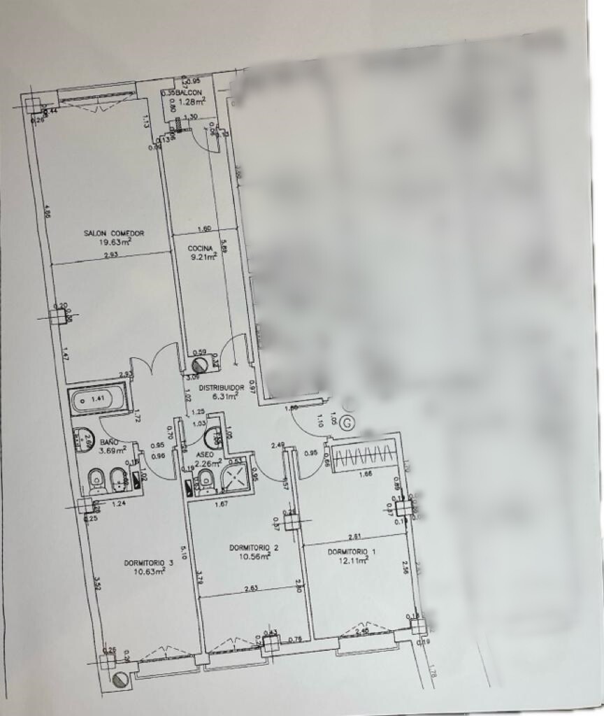Piso de 103 m² en Salamanca