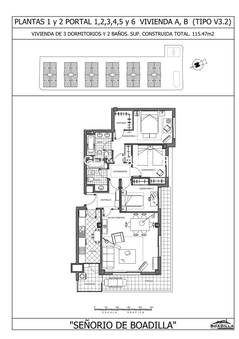 Flat 120 m² in Boadilla del Monte