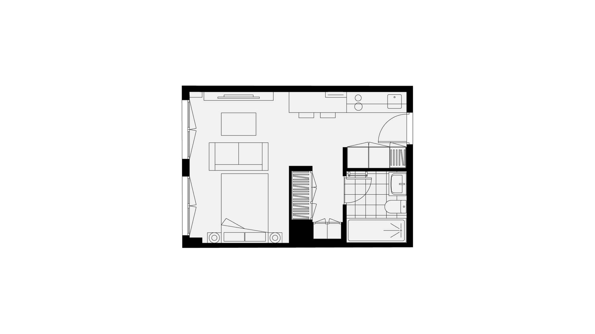 Pis de 27 m² a Madrid