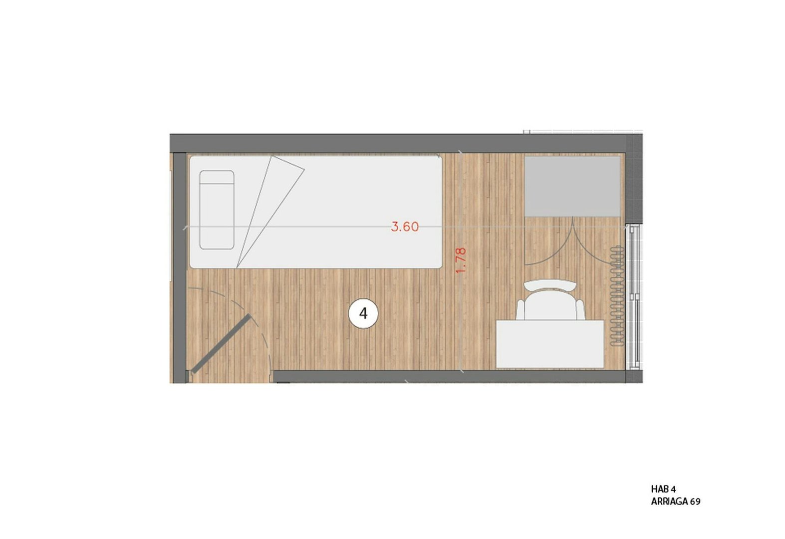 Habitación 70 m², Madrid