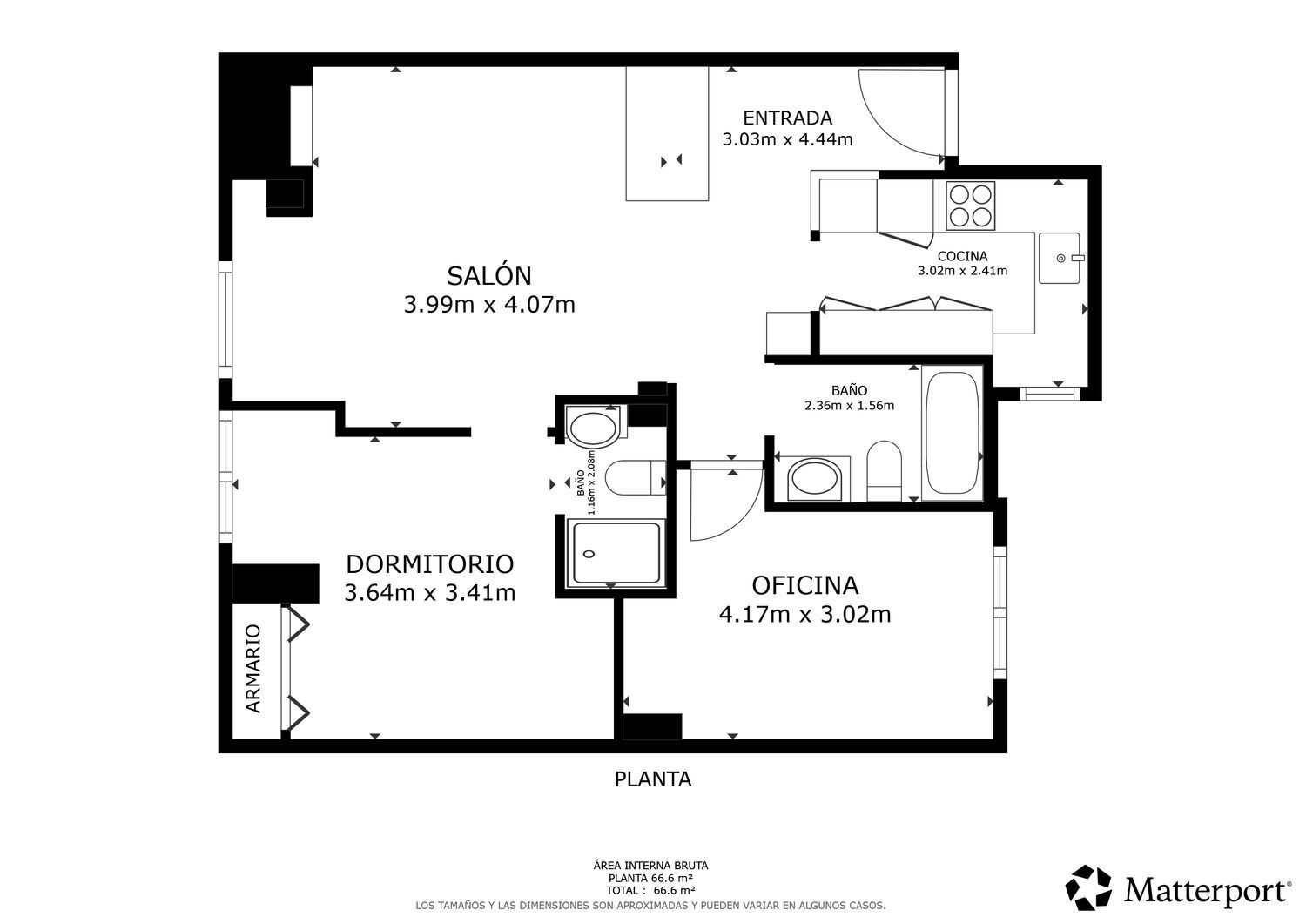 Piso de 65 m² en San Sebastián