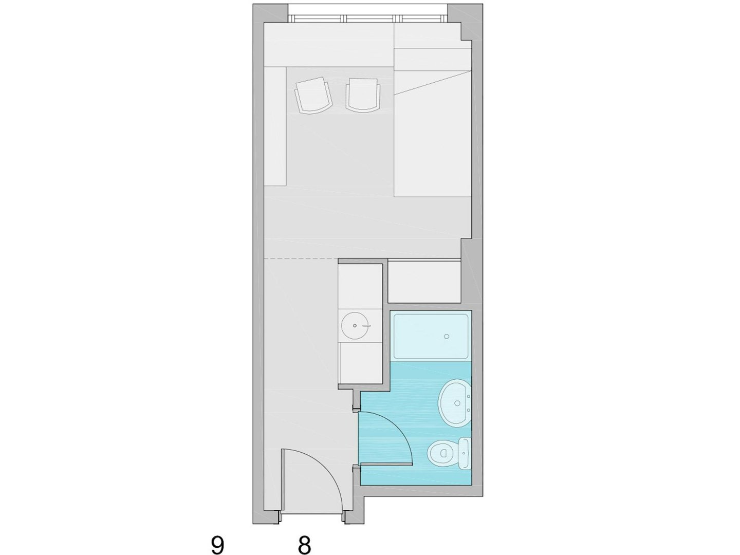 Appartamento 17 m² a Madrid