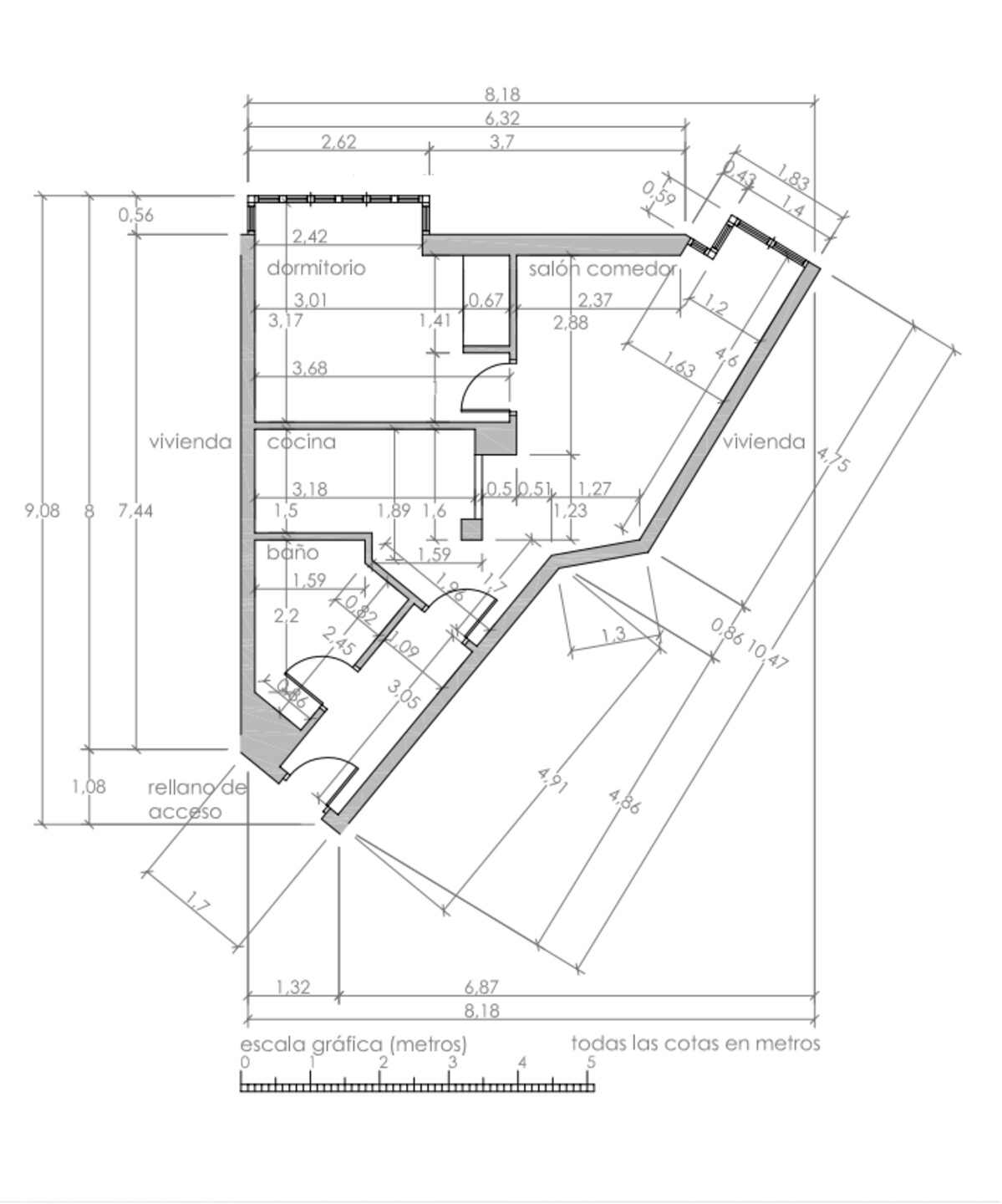 Pis de 44 m² a Villaviciosa