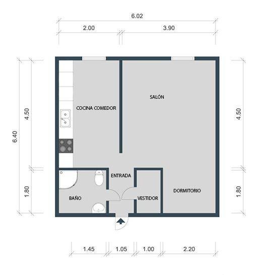 Piso de 65 m² en Benidorm