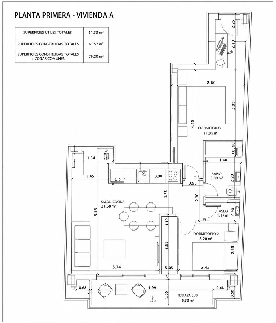 Piso de 62 m² en Fuengirola