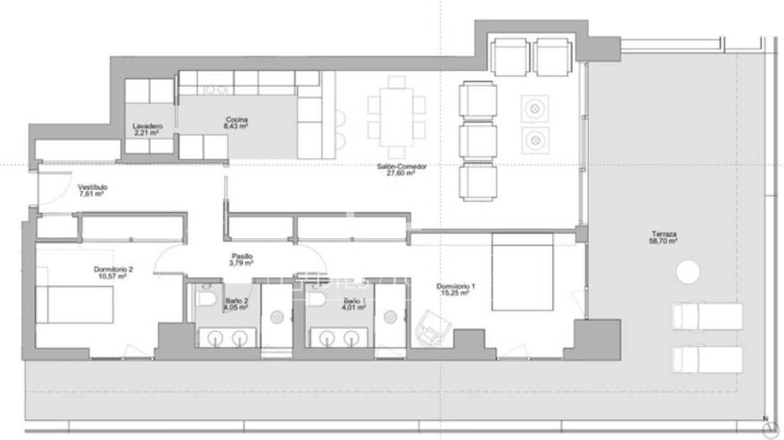 Piso de 110 m² en Málaga
