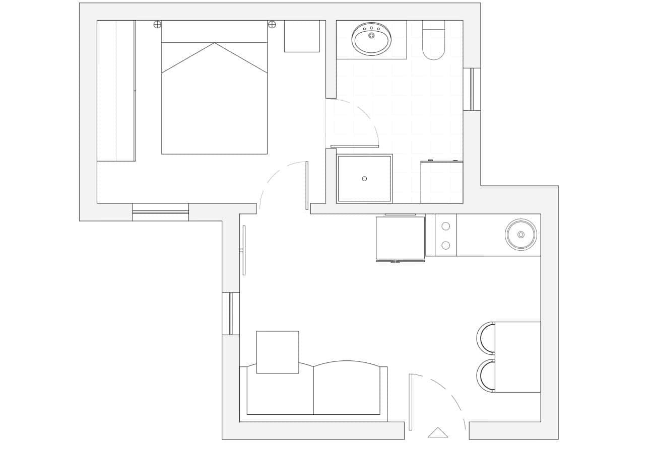 Pis de 38 m² a Madrid