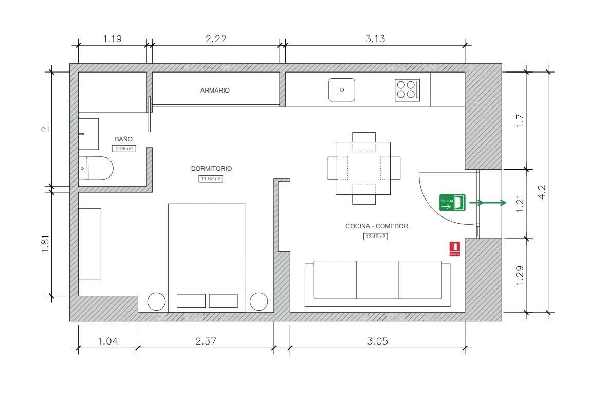 Pis de 29 m² a Madrid