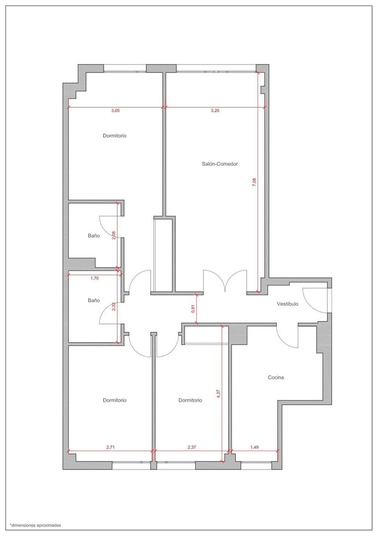 Piso de 114 m² en Valladolid
