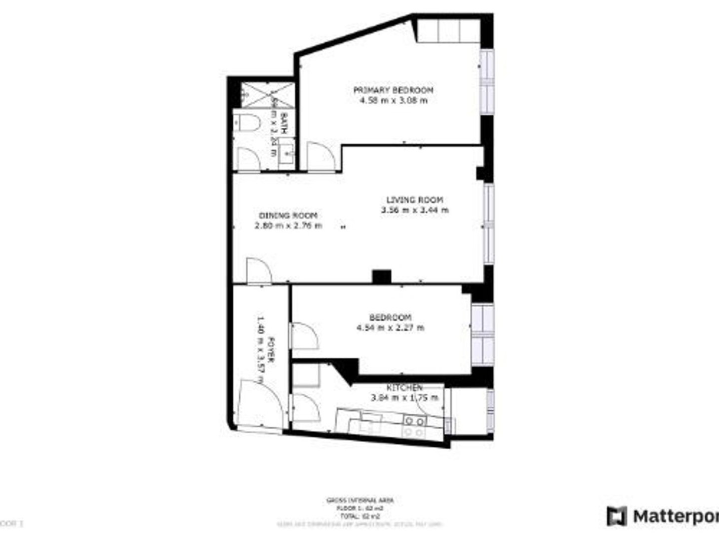 Flat 64 m² in Las Rozas de Madrid
