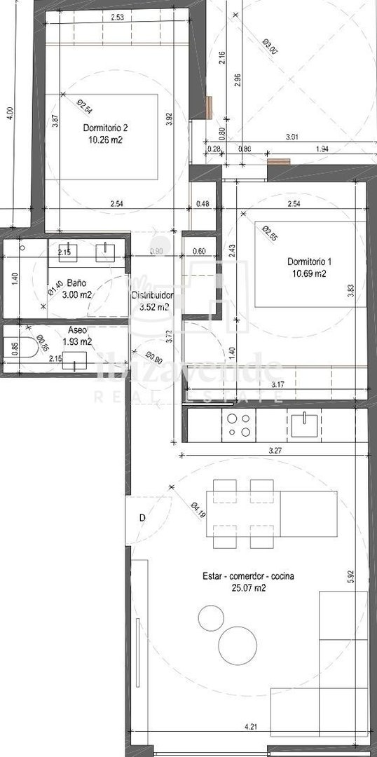 Pis de 63 m² a Sant Antoni de Portmany