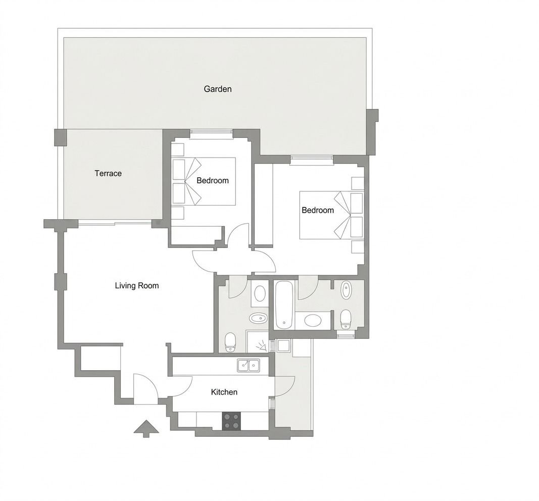 Piso de 93 m² en Estepona