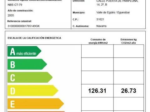 Piso de 105 m² en Valle de Egüés
