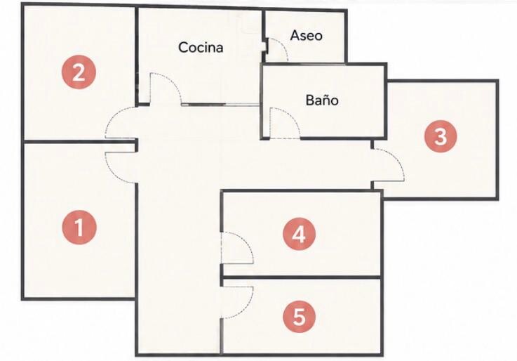 Habitación 125 m², Ourense