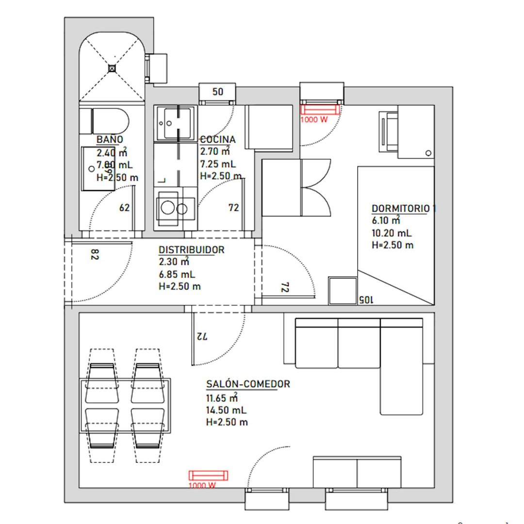 Appartamento 26 m² a Madrid