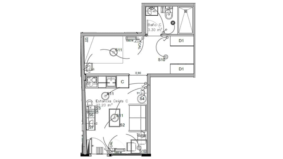 Pis de 25 m² a Madrid