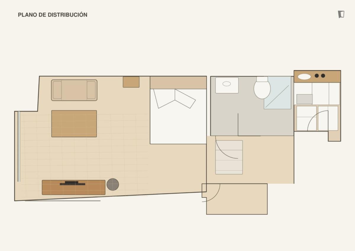 Piso de 35 m² en Sevilla