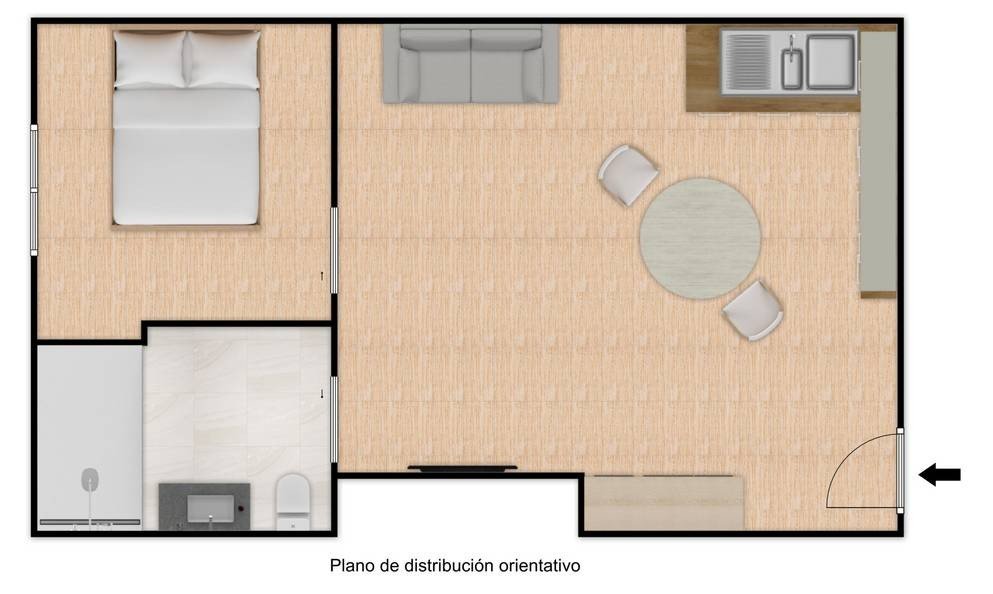 Appartamento 35 m² a Madrid