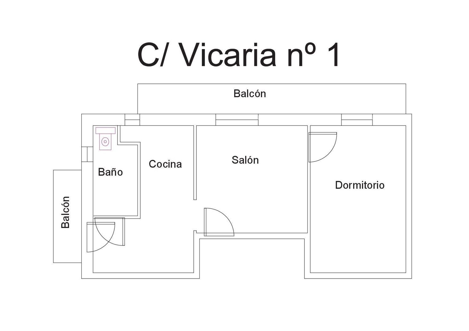 Appartamento 33 m² a Barcelona