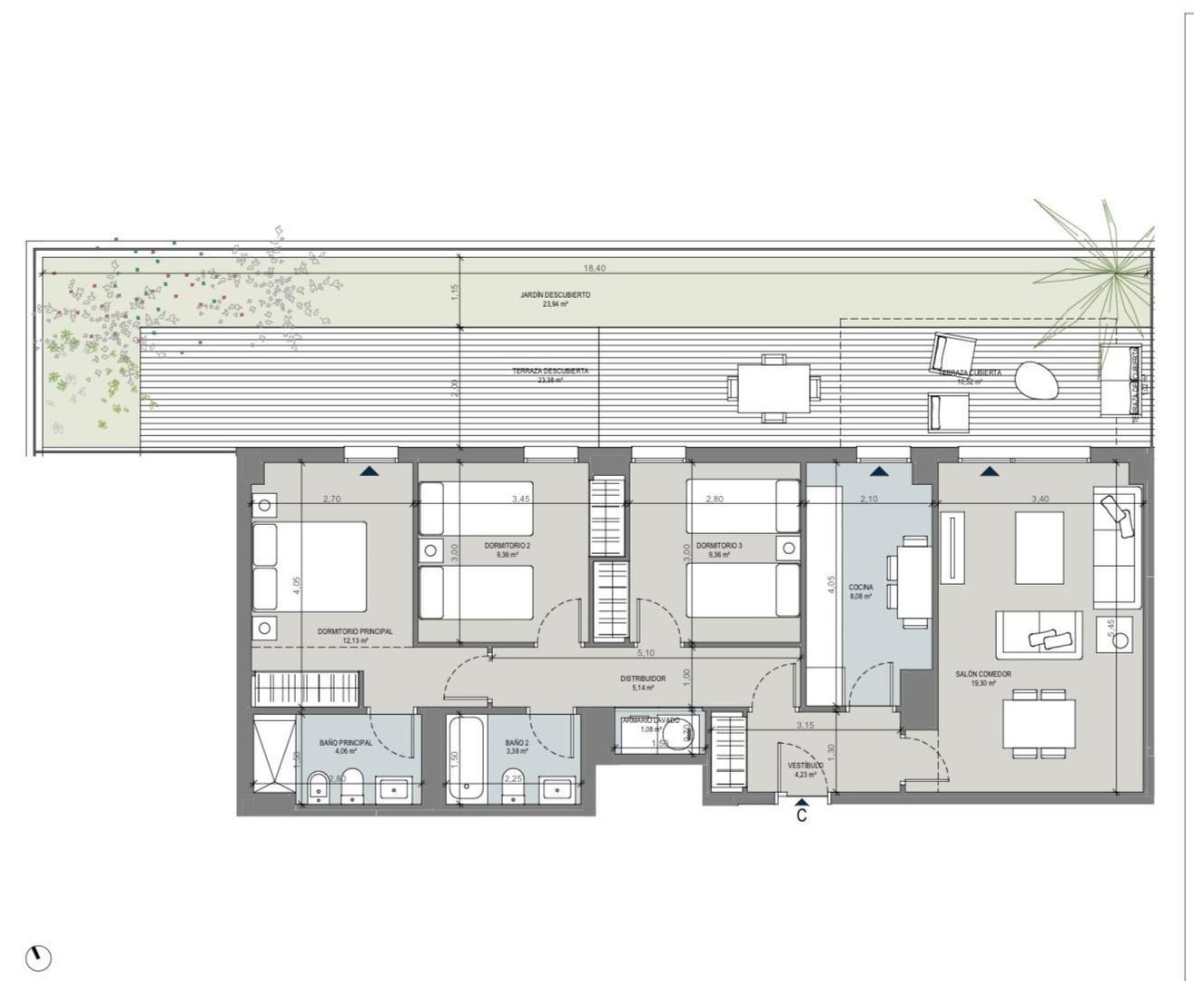 Piso de 113 m² en Sevilla