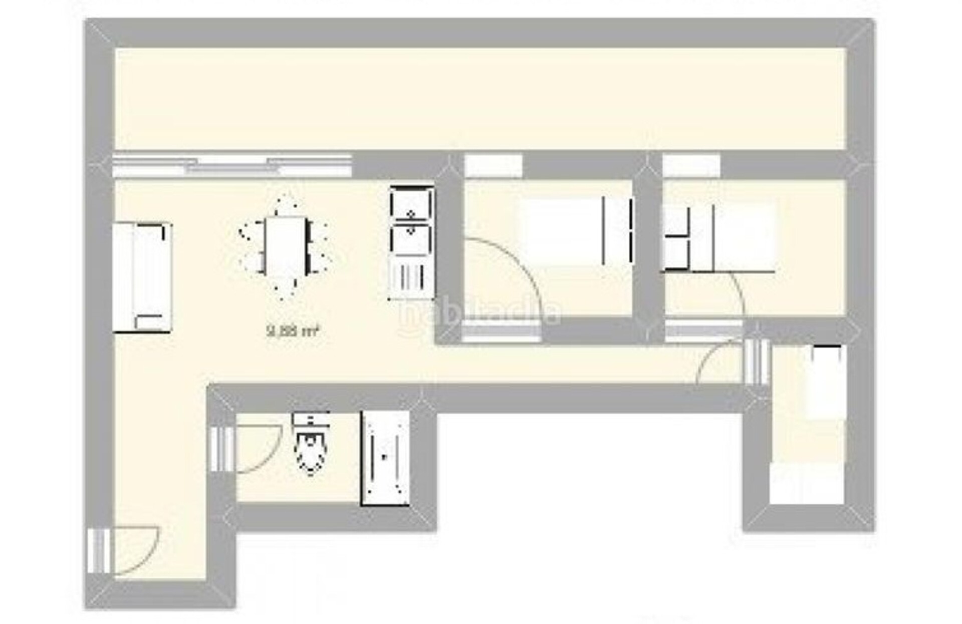 Wohnung 80 m² in Gandia
