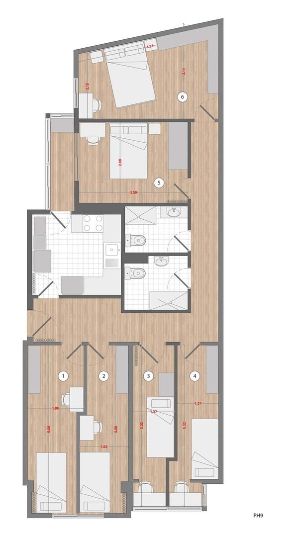 Chambre à louer, Madrid