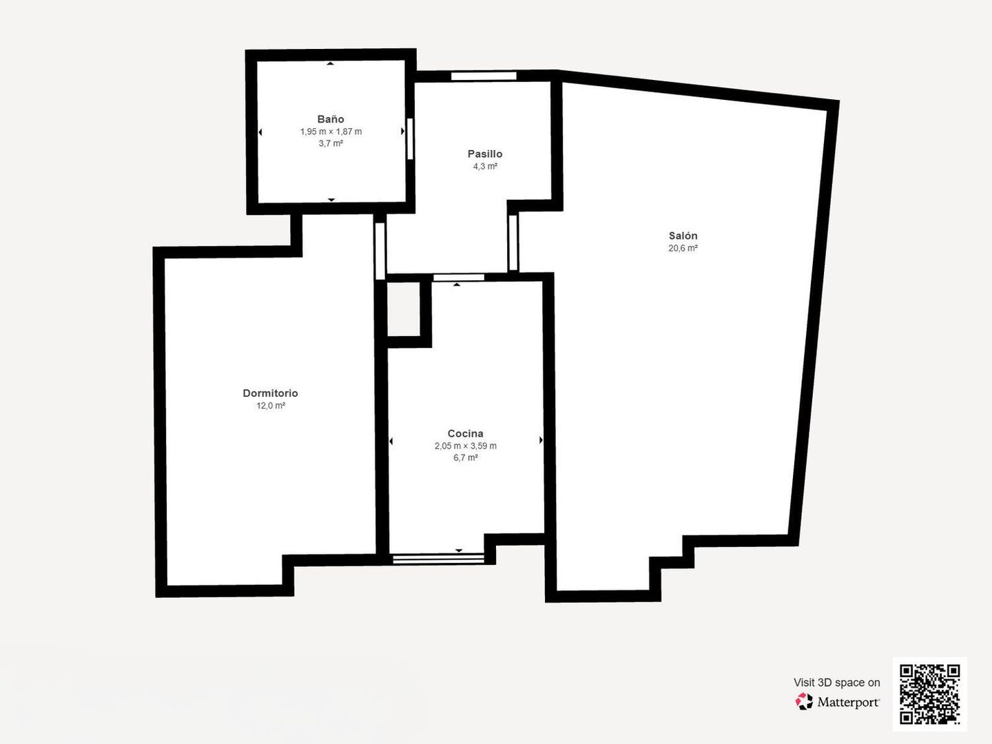 Piso de 64 m² en Zaragoza