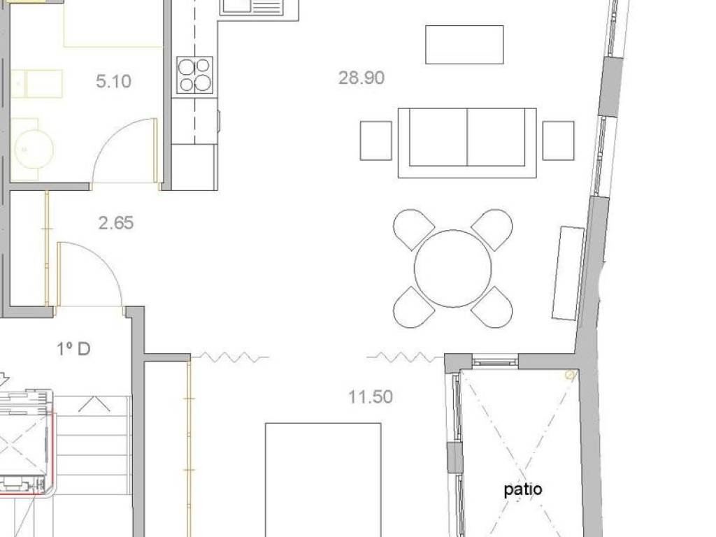 Piso de 50 m² en La Coruña