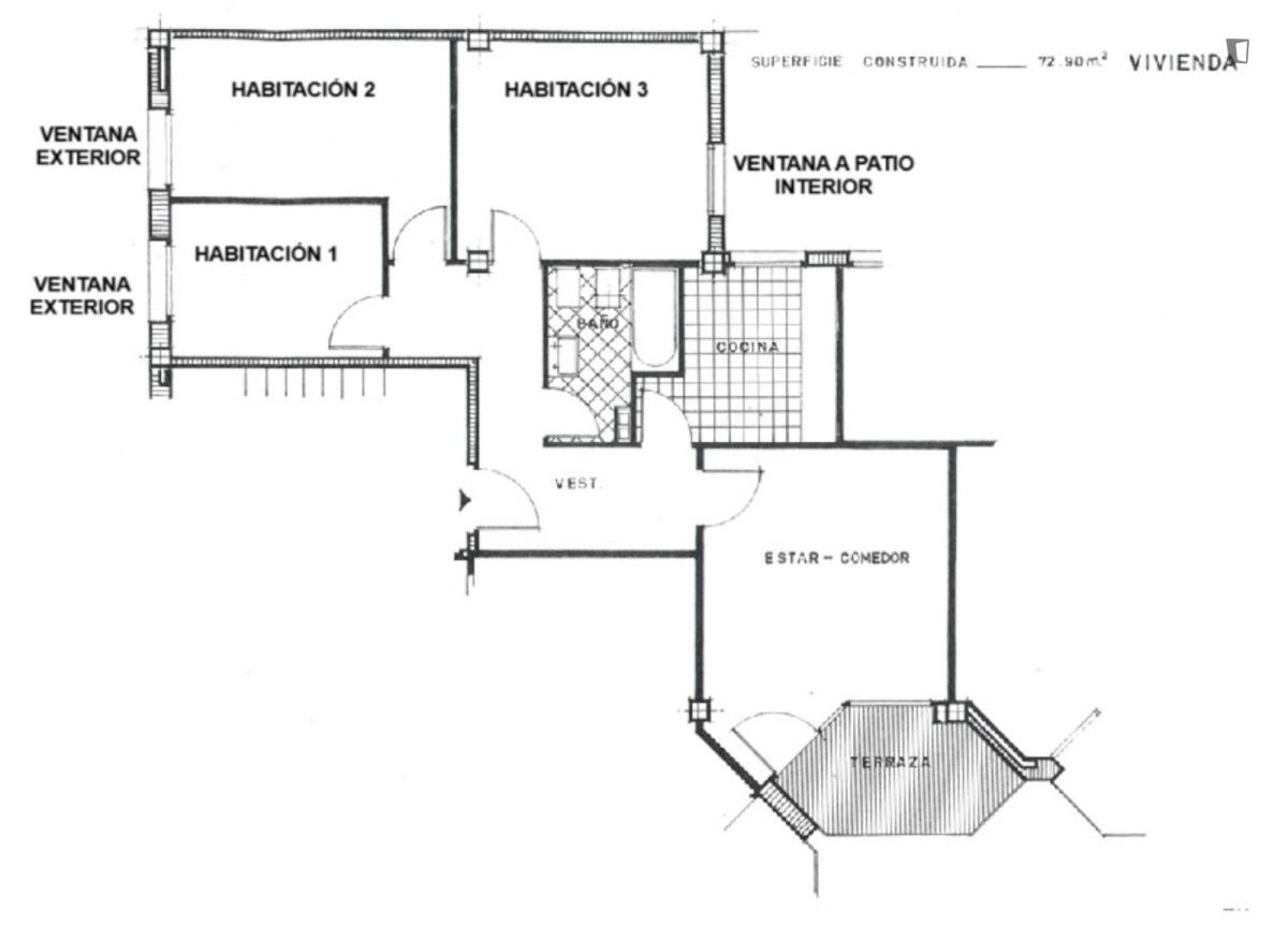 Habitació de lloguer, Sevilla