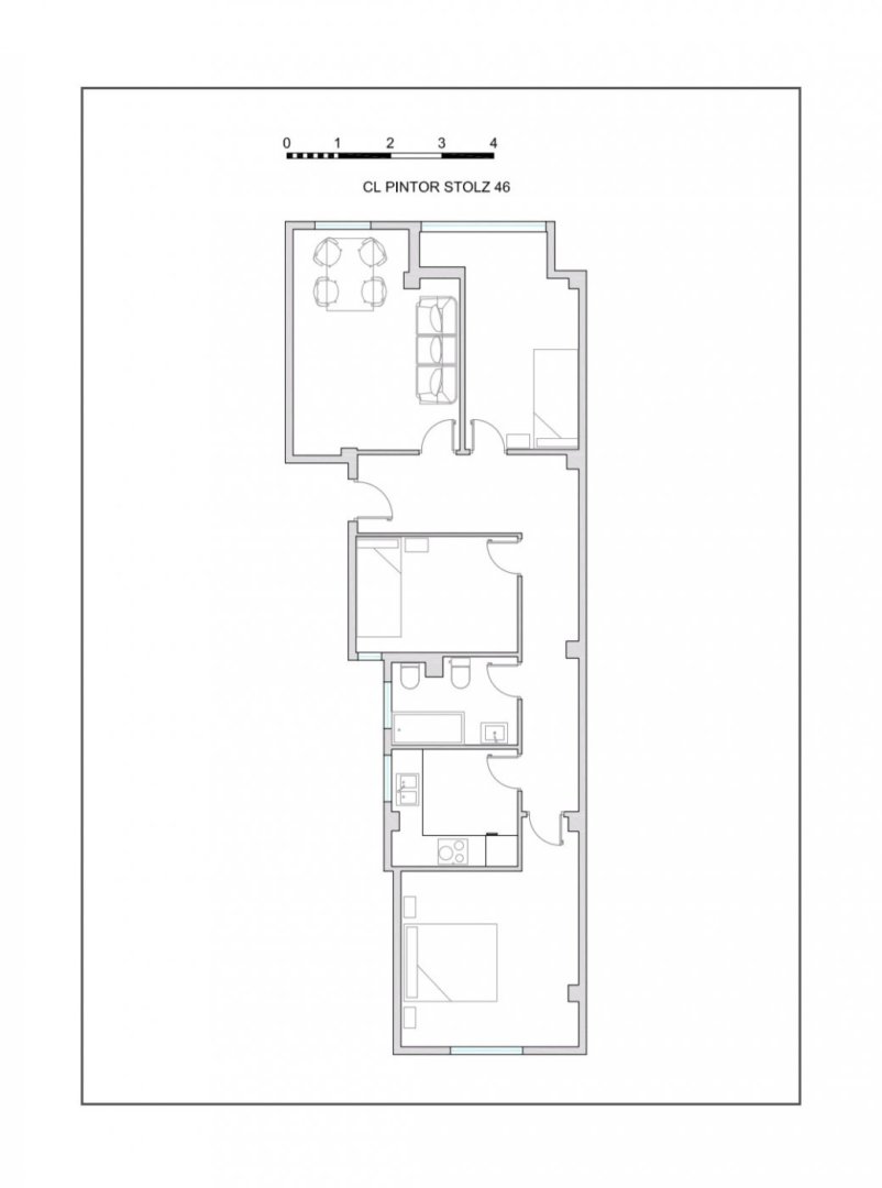 Zimmer 77 m², Valencia