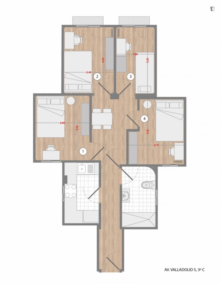 Habitació de lloguer, Madrid