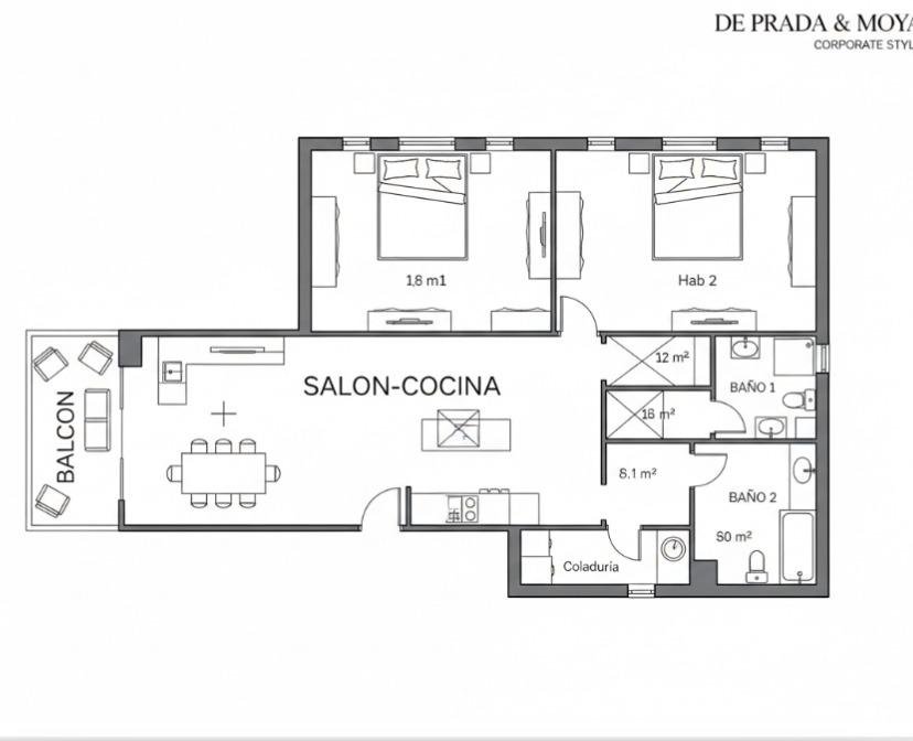 Piso de 120 m² en Andratx