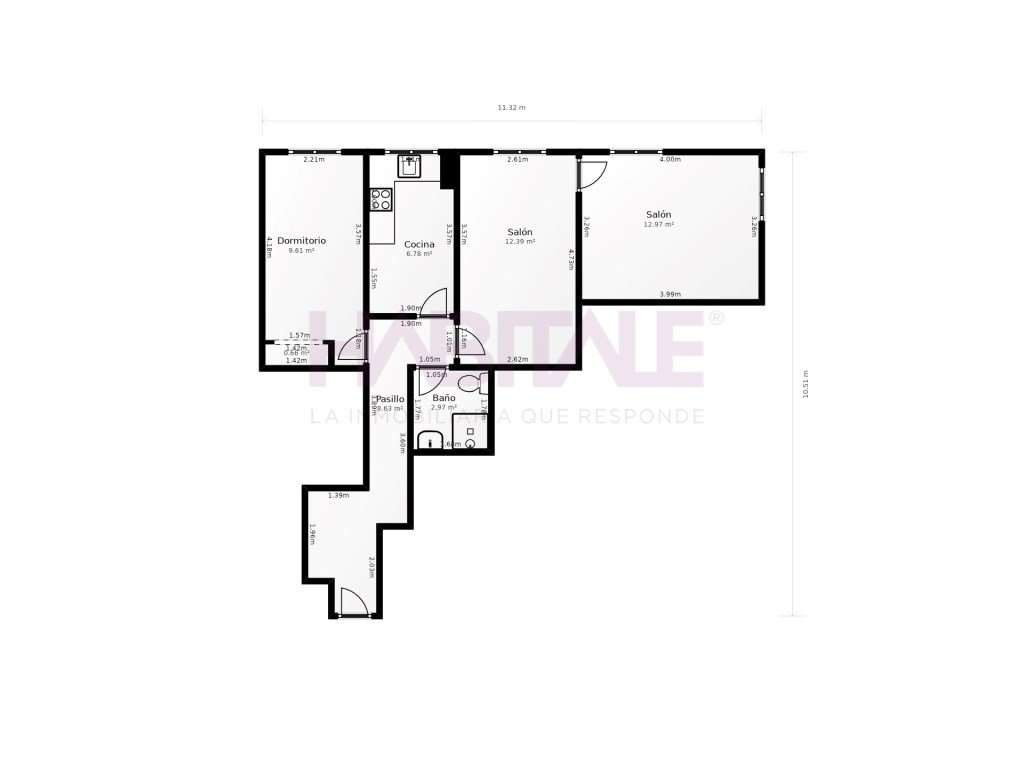 Piso de 68 m² en Valencia