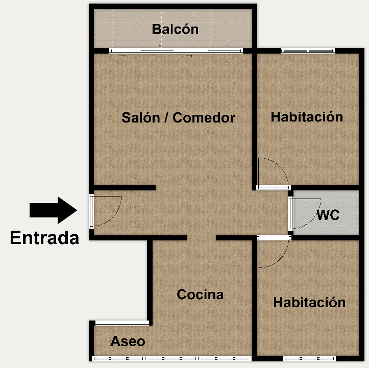 Pis de 71 m² a Castelldefels