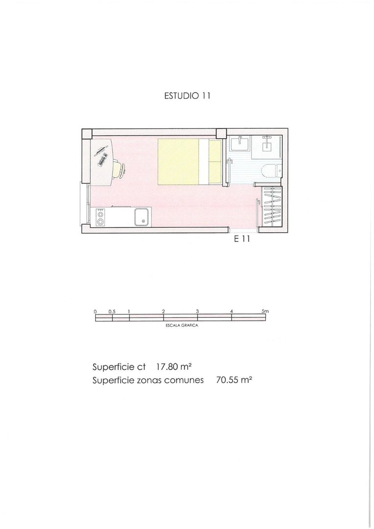 Piso de 32 m² en Murcia
