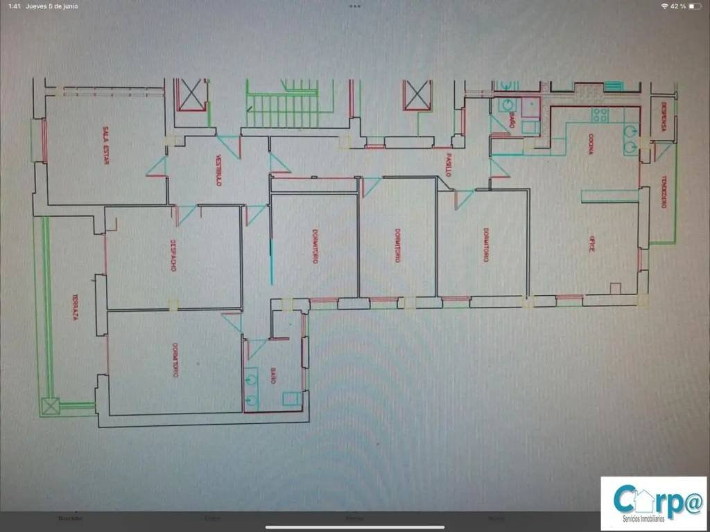 Piso de 189 m² en Pamplona
